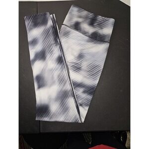 ATHLETA Black / Gray Leggings Size Large